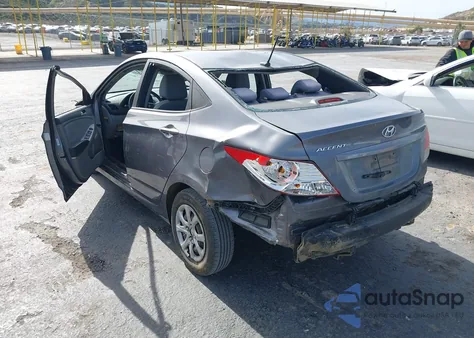 2013 Hyundai Accent Gls из США, поврежденный, VIN KMHCT4AE1DU504153